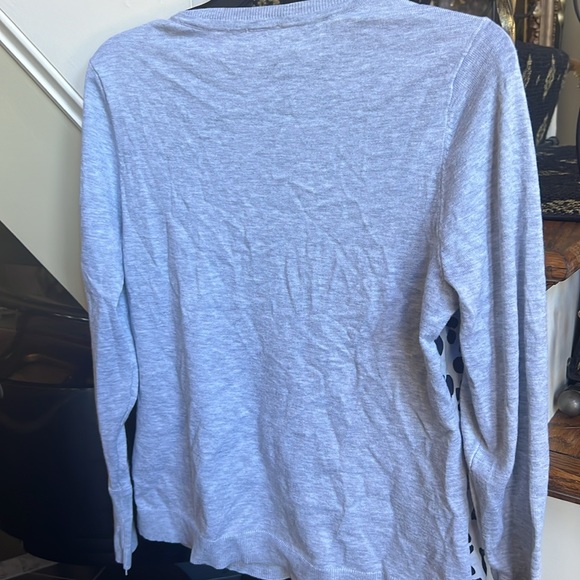 Chicos Lite Weight Cardigan. Silver Button Front . Size 0. EUC - Picture 5 of 7